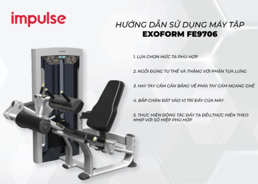 Máy Ngồi Móc Đùi Impulse Exoform FE9706