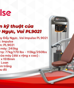 Máy Đẩy Ngực, Vai Impulse PL9021