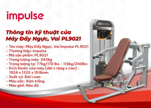 Máy Đẩy Ngực, Vai Impulse PL9021