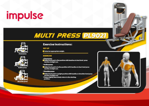 Máy Đẩy Ngực, Vai Impulse PL9021