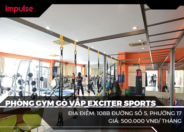 Phòng gym Gò Vấp Exciter Sports