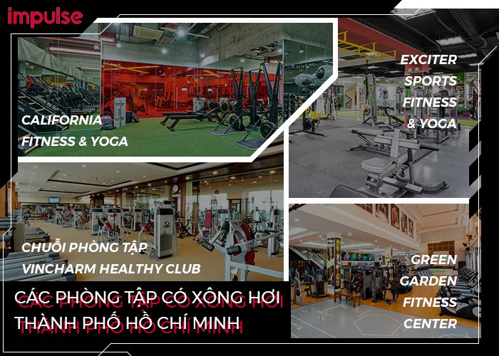 Danh sách các phòng gym có xông hơi tại thành phố Hồ Chí Minh