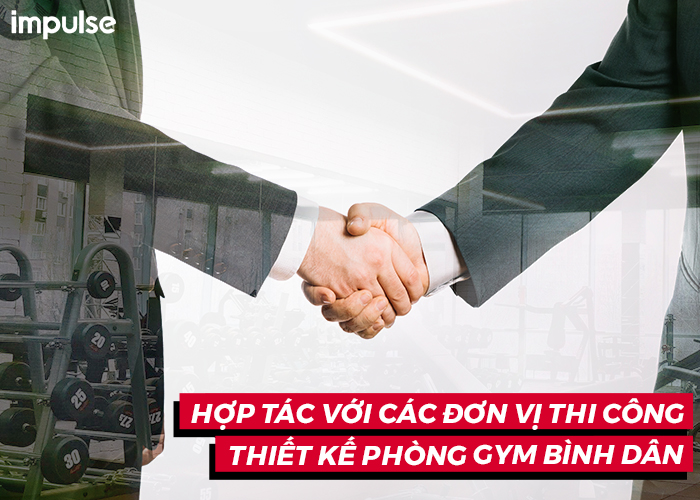 thiết kế phòng gym bình dân