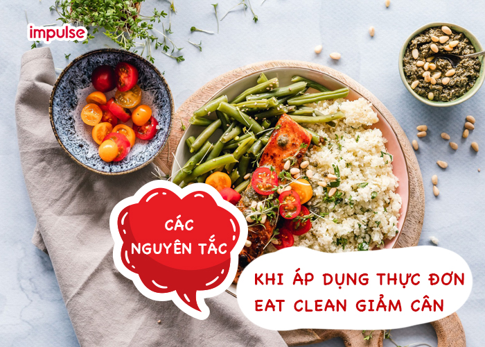 thực đơn eat clean giảm cân