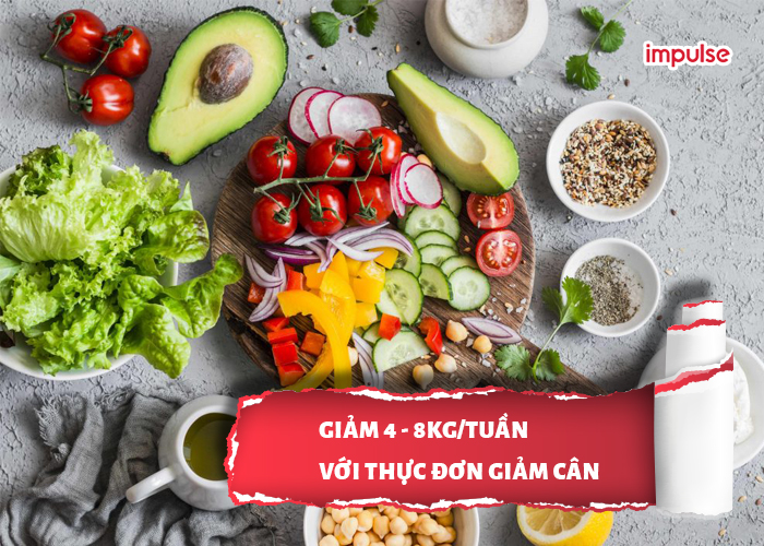 thực đơn giảm cân trong 7 ngày