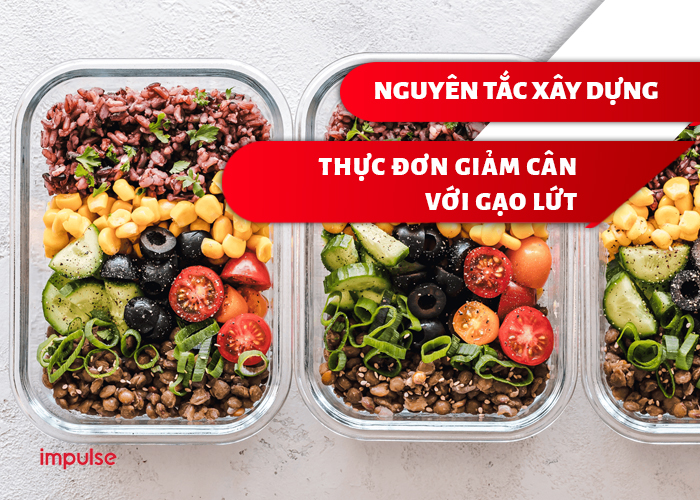 thực đơn giảm cân với gạo lứt