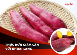 thực đơn giảm cân với khoai lang