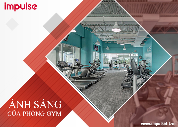 trang trí phòng gym