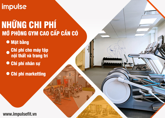 chi phí mở phòng gym cao cấp