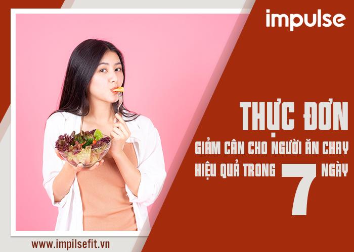 thực đơn giảm cân cho người ăn chay