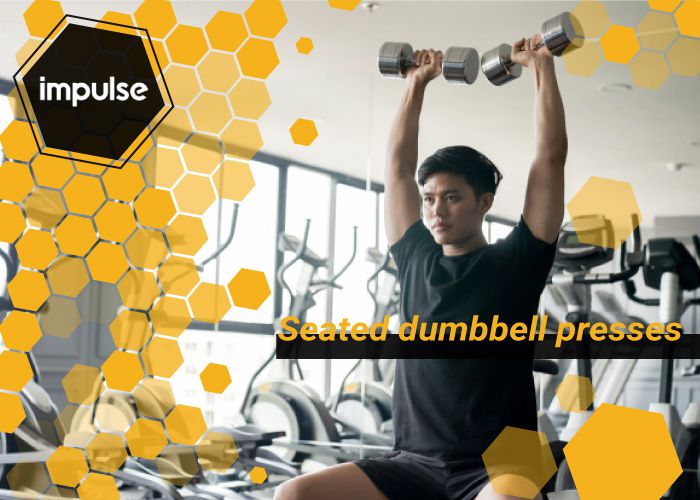 seated dumbbell preses