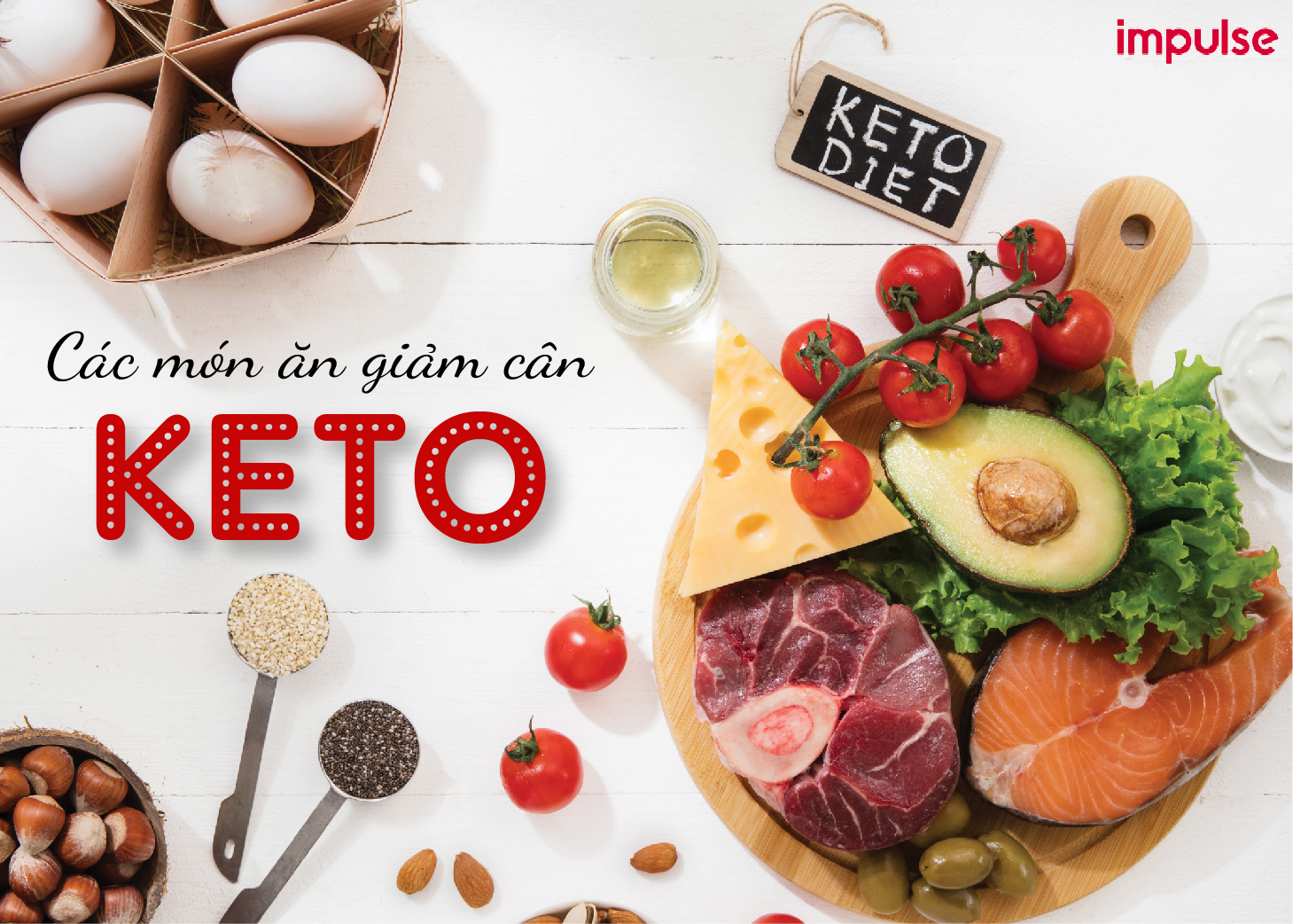 các món ăn giảm cân keto