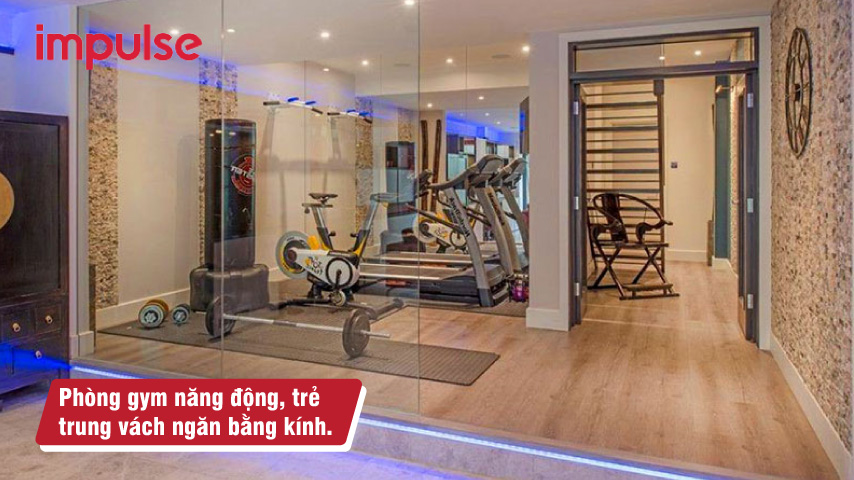 Những mẫu thiết kế phòng gym trong biệt thự