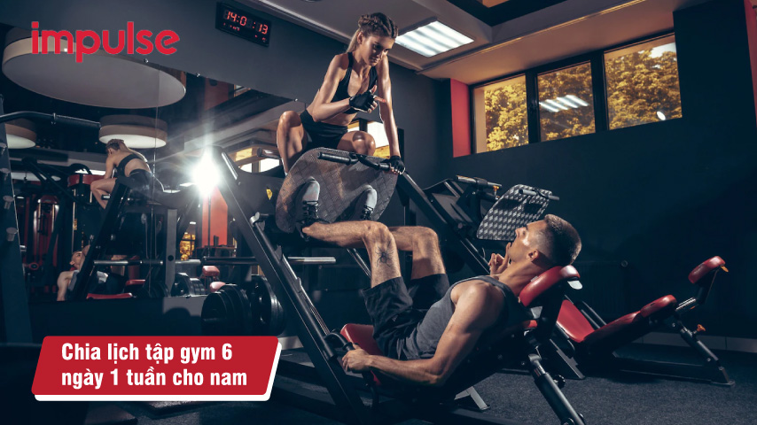 lịch tập gym cho nam